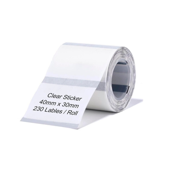 Етикетки NIIMBOT T40*30-230 Clear для B1/B21/B3S (A2G88318801)