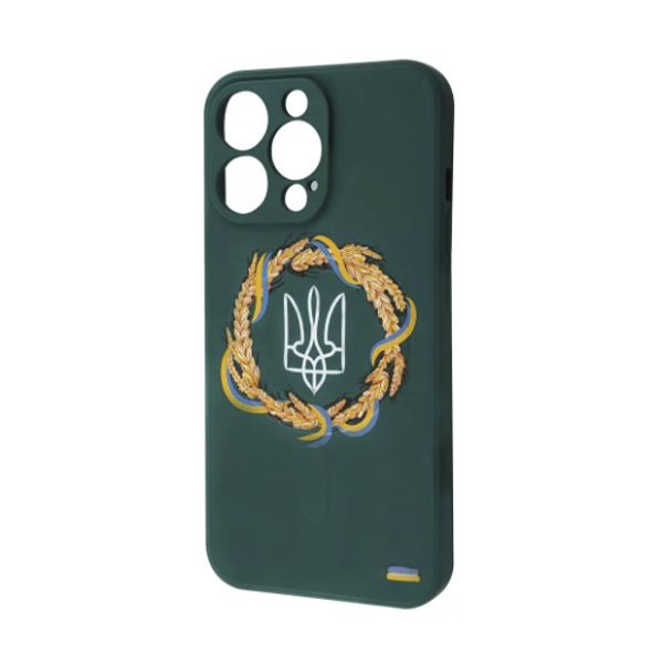 Чехол Wave Ukraine Edition Case для Apple iPhone 12 Pro Max with MagSafe Coat of Arms