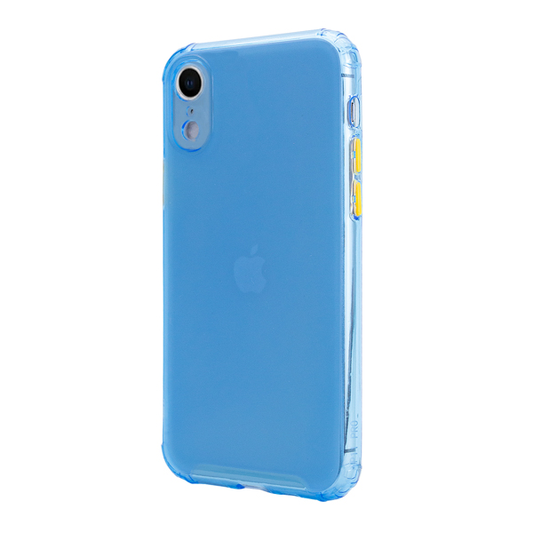 Чехол накладка Colorful Matte Case для iPhone XR Blue