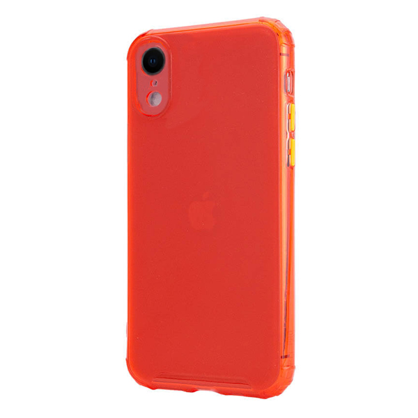 Чехол накладка Colorful Matte Case для iPhone XR Red