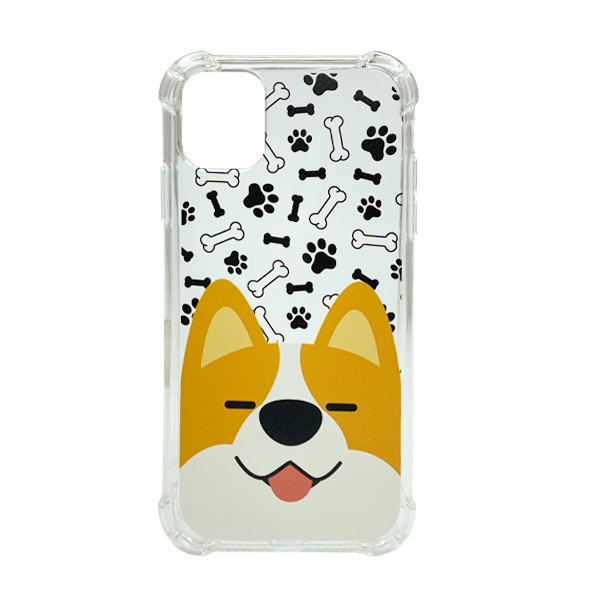 Чехол Wave Cute Case для iPhone 11 Clear Happy Corgi