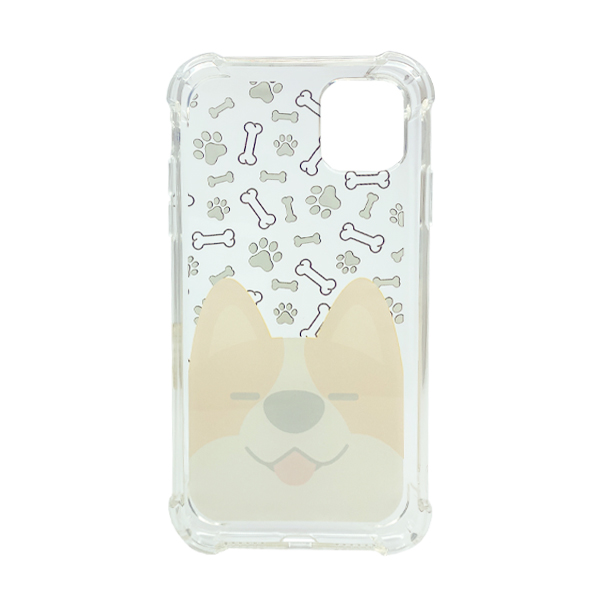 Чохол Wave Cute Case для iPhone 11 Clear Happy Corgi