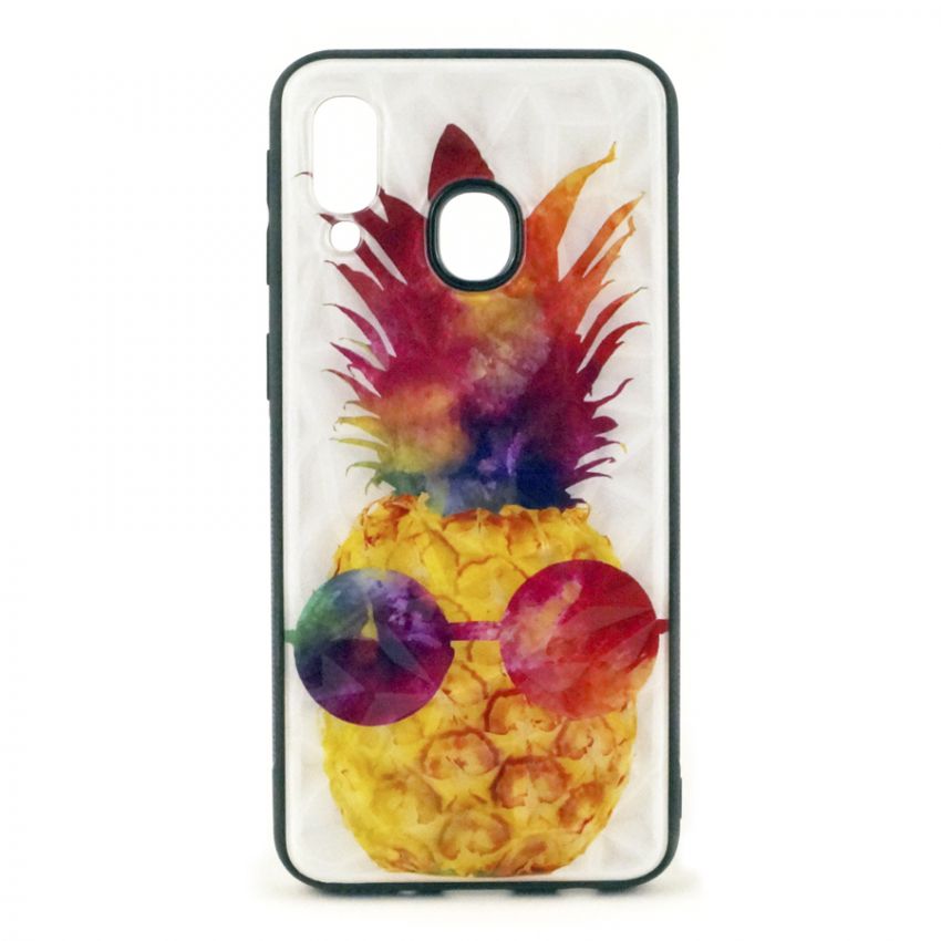 Чехол накладка Crazy Prism для Samsung A40-2019/A405 Pineapple