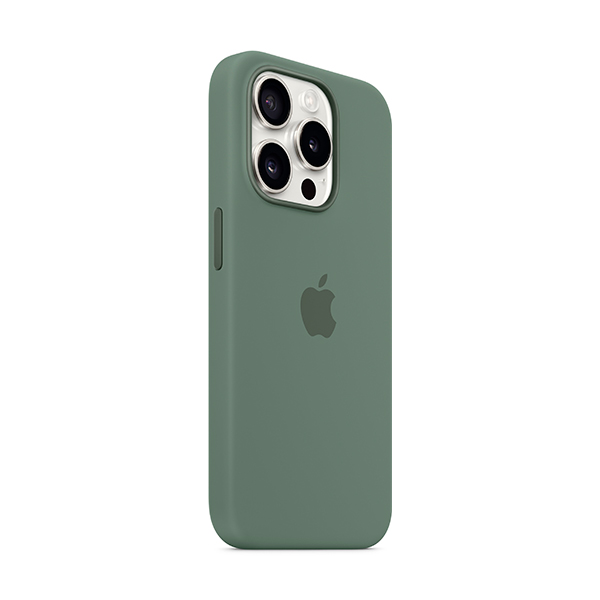 Чехол Apple iPhone 15 Pro Silicone Case with MagSafe Cypress (MT1J3)