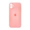 Чехол Soft Touch для Apple iPhone 11 Light Pink with Camera Lens Protection Square