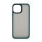 Чехол накладка Mate Plus Metal Buttons Case для iPhone 12 Pro Max Dark Green