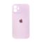 Чохол Soft Touch для Apple iPhone 12 Lilac with Camera Lens Protection Square