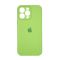 Чохол Soft Touch для Apple iPhone 14 Pro Max Mint with Camera Lens Protection Square