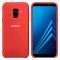 Чехол Original Soft Touch Case for Samsung A8 Plus-2018/A730 Red