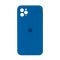 Чохол Original Soft Touch Case for iPhone 11 Pro Max Blue with Camera Lens
