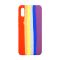 Чохол Silicone Cover Full Rainbow для Xiaomi Redmi 9a Red/Violet