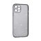 Чохол Silicon Shiny Case iPhone 12 Pro Max Glitter Clear/Black