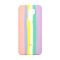 Чехол Silicone Cover Full Rainbow для Xiaomi Redmi 9 Pink/Lilac