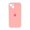 Чохол Soft Touch для Apple iPhone 13/14 Light Pink with Camera Lens Protection Square