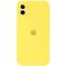 Чехол Soft Touch для Apple iPhone 11 Canary Yellow with Camera Lens Protection Square