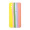 Чохол Silicone Cover Full Rainbow для Samsung A02-2021/A022 Yellow/Pink with Camera Lens