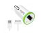 АЗУ Belkin Small iPhone 5/5S 2in1 (AЗУ 2.1A+USB Cable) White