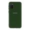 Чехол Original Soft Touch Case for Samsung A02s-2021/A025 Dark Green