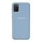 Чехол Original Soft Touch Case for Samsung A02s-2021/A025 Lilac Blue