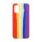 Чохол Silicone Cover Full Rainbow для Samsung A02s-2021/A025 Red/Violet