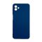 Чохол Original Soft Touch Case for Samsung A04-2022/A045 Dark Blue with Camera Lens