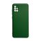 Чехол Original Soft Touch Case for Samsung A51-2020/A515 Dark Green with Camera Lens