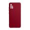 Чехол Original Soft Touch Case for Samsung A51-2020/A515 Marsala with Camera Lens