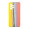 Чохол Silicone Cover Full Rainbow для Samsung A52/A525/A52S 5G/A528B Yellow/Pink with Camera Lens