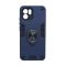 Чехол Armor Antishock Case для Xiaomi Redmi A1/A2 with Ring Dark Blue with Camera Lens