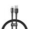 Кабель Baseus Halo Data Cable USB Lightning 2.4A 1m Black