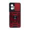 Чохол Armor Camshield Case для Xiaomi Poco X4 GT with Ring Red with Camera Lens