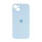 Чохол Soft Touch для Apple iPhone 13/14 Powder Blue with Camera Lens Protection Square