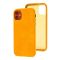 Чехол накладка Croco Leather Case для iPhone 11 Yellow