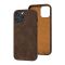 Чехол накладка Croco Leather Case для iPhone 12/12 Pro Brown