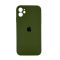 Чохол Soft Touch для Apple iPhone 11 Dark Olive with Camera Lens Protection