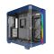 Корпус ATX W/O PSU KING 95 (PRUSSIANBLUE) MONTECH