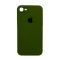 Чохол Soft Touch для Apple iPhone 7/8/SE 2020/SE 2022 Dark Olive with Camera Lens Protection