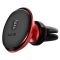 Автотримач для телефона магнітний Baseus Car Holder Magnetic Air Vent Mount Holder with cable clip Red (SUGX-A01)