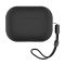 Футляр для наушников AirPods Pro 2 Blueo Liquid Silicone Case Black