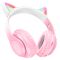 Bluetooth Наушники Hoco W42 Cat ear kids Pink