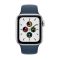 Apple Watch Series SE GPS 40mm Silver Aluminum Case with Abyss Blue Sport Band (MKNY3)