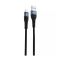 Кабель Proove Light Silicone Lightning 2.4A 1m Black