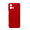 Чехол Original Soft Touch Case for Motorola G72 Red with Camera Lens