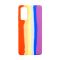 Чехол Silicone Cover Full Rainbow для Samsung G780/S20 FE Red/Violet