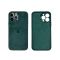 Чохол Alcantara для Apple iPhone 13 Pro with Camera Lens Pine Green