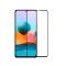 Защитное стекло для Xiaomi Redmi Note 10/10s/11/11s/12s/Poco M4 Pro 4G/M5s 3D Black (тех.пак)