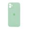 Чохол Soft Touch для Apple iPhone 11 Light Turquoise with Camera Lens Protection