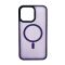 Чохол накладка Mate Plus Metal Buttons Case with MagSafe для iPhone 13 Pro Max Deep Purple