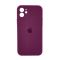 Чохол Soft Touch для Apple iPhone 11 Maroon with Camera Lens Protection Square