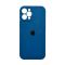 Чохол Soft Touch для Apple iPhone 11 Pro Max Navy Blue with Camera Lens Protection Square